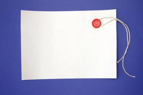 Blank document Stock Photos