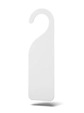 Blank door sign Stock Illustration