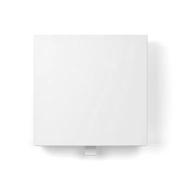 Blank drawer type box mockup Stock Illustration