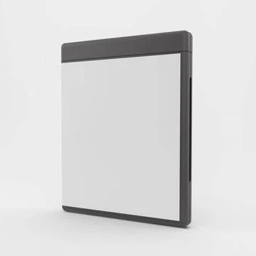 Blank DVD-case or CD-case. 3d vector illustration. Blank DVD-case or CD-ca... 写真素材