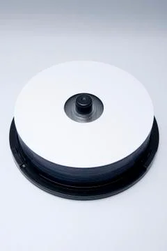 Blank dvd cd hd bluray Stock Photos