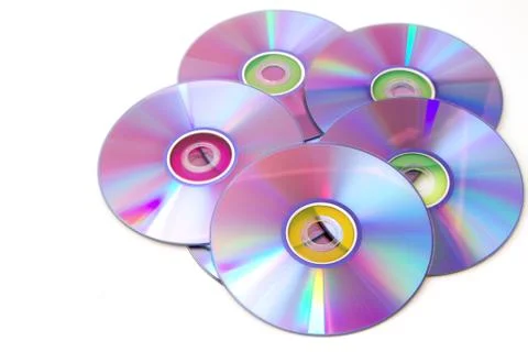 Blank dvd discs Stock Photos