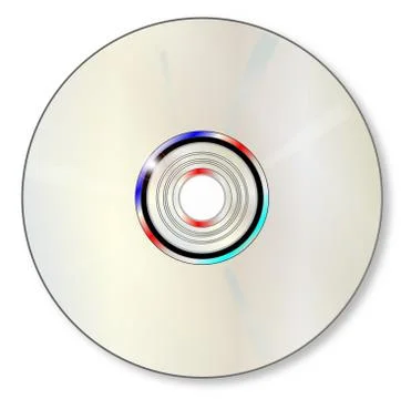 Blank DVD Stock Illustration