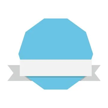 Blank emblem label Illustrazione stock