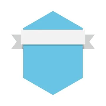 Blank emblem label Illustrazione stock