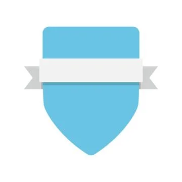 Blank emblem label Illustrazione stock