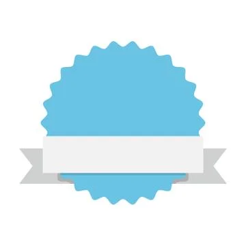 Blank emblem label Illustrazione stock