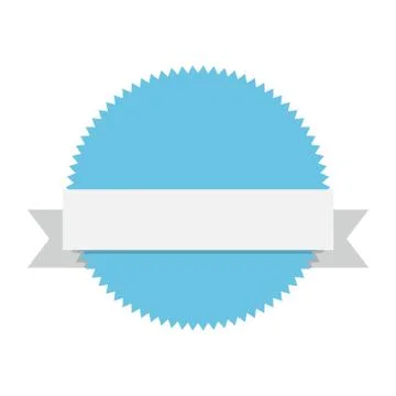Blank emblem label Illustrazione stock