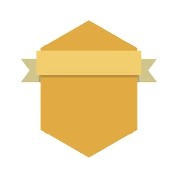 Blank emblem label Stock Illustration