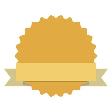 Blank emblem label Stock Illustration