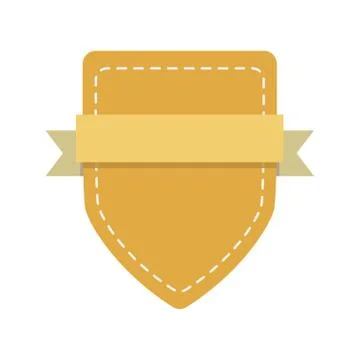 Blank emblem label Illustrazione stock