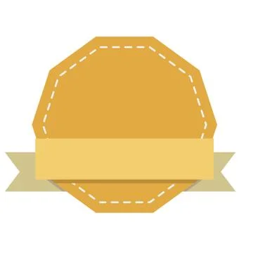 Blank emblem label Stock Illustration