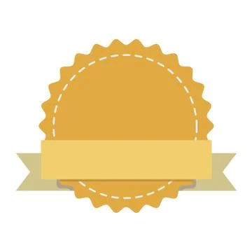 Blank emblem label Stock Illustration