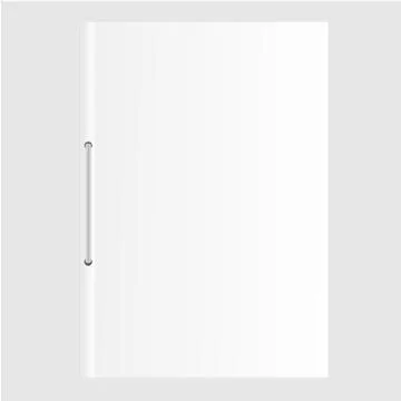 Blank empty magazine or Document file. Stock Illustration