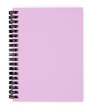 Blank empty pink notepad Stock Illustration