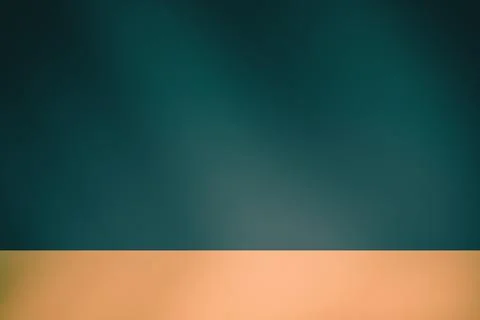 Blank Empty Table 3d Space Orange Green scene Background with shadows イラスト素材