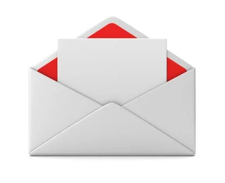 Blank envelope concept illustration Stock Illustration