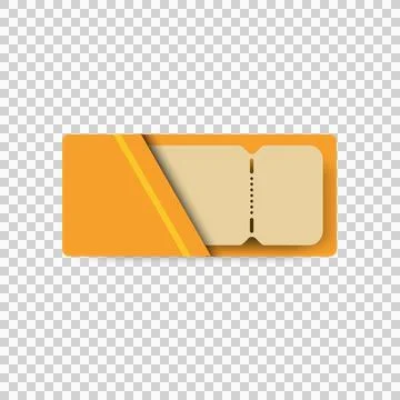 Blank envelope with coupon template graphic Stock Illustration