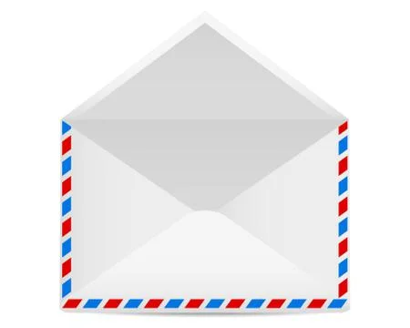 Blank envelope Stock Illustration