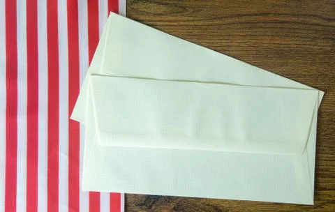 Blank envelope 스톡 사진