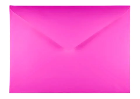 Blank envelope - violet Stock Photos