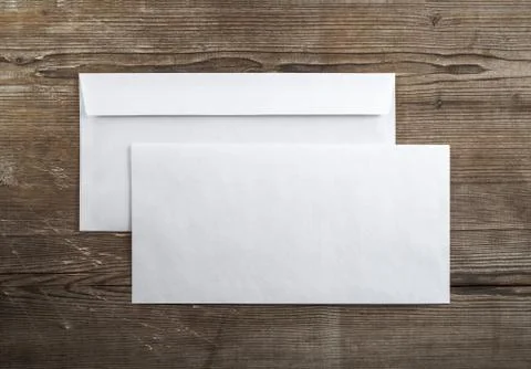 Blank envelopes Stock Photos