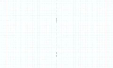 Blank exercise book paper sheet Stock Illustration