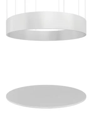 Blank exhibition stand. 3d render isolated on white background Stock Illustration