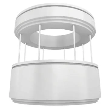 Blank exhibition stand Stock Illustration