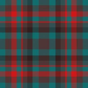 Blank fabric plaid pattern, quilted texture tartan textile. Menu vector bac.. Stock Illustration