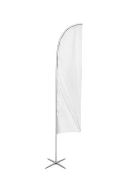Blank feather flag banner Stock Illustration