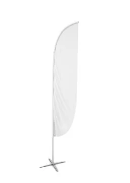 Blank feather flag banner Stock Illustration