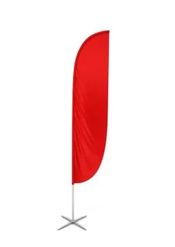 Blank feather flag banner Stock-Illustration