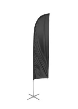 Blank feather flag banner Stock Illustration