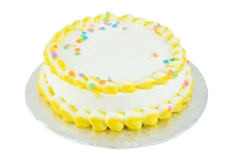 Blank festive cake Stock Photos