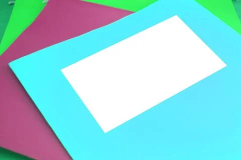 Blank file Stock Photos