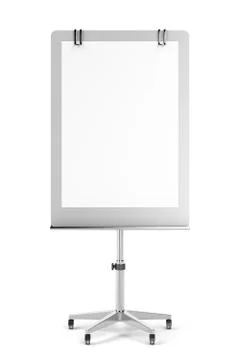 Blank flip chart Stock Illustration