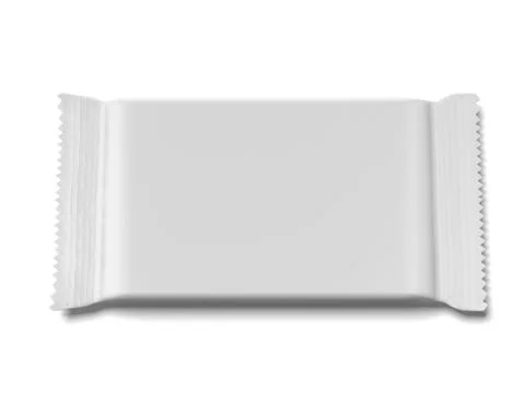 Blank Foil package Stock-Illustration