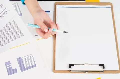 Blank folder Stock Photos