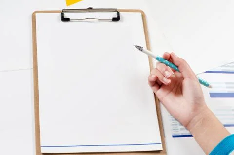 Blank folder Stock Photos
