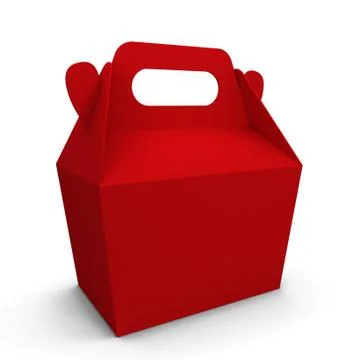 Blank food box Stock Illustration