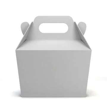Blank food box Stock Illustration