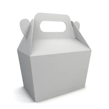 Blank food box Stock Illustration