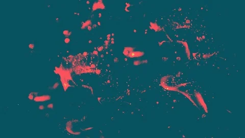 Blank Fractal Fire Motion Loop Stock Footage 116913635