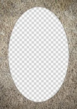 Blank frame with granite material texture rounded borders Stock-Fotos