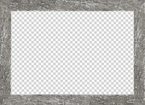 Blank frame with grey stone material borders Stock Photos