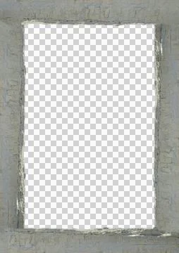 Blank frame with rock borders Stock Photos