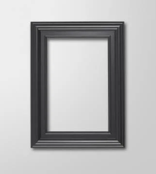 Blank frame on a white background Stock Photos
