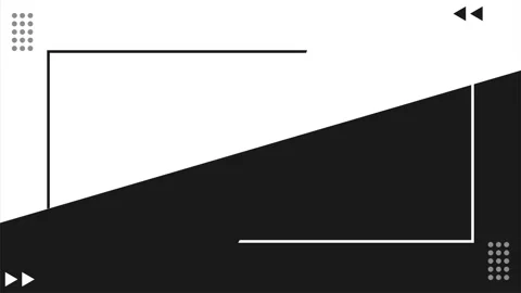 Blank Geometric Border Shape Animation Background Stock Footage 331031641