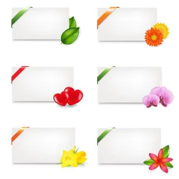 Blank gift tag Stock Illustration
